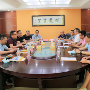 熱烈歡迎江蘇中超電纜股份有限公司俞雷董事長一行蒞臨我集團指導(dǎo)工作 ... ...